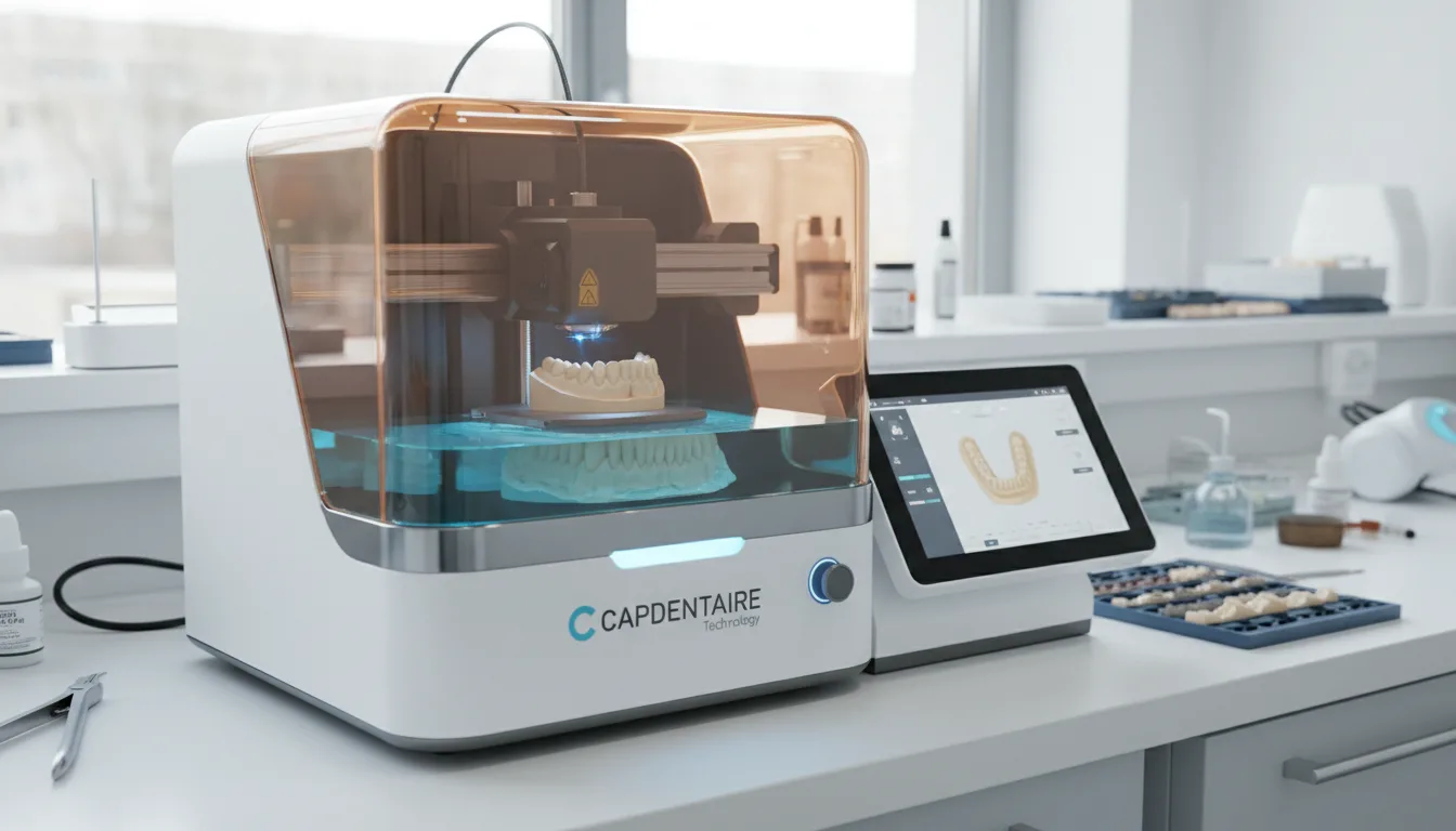 découvrez l'imprimante 3d dentaire capdentaire avec la technologie innovante sprintray, conçue pour optimiser la précision et l'efficacité des laboratoires dentaires.