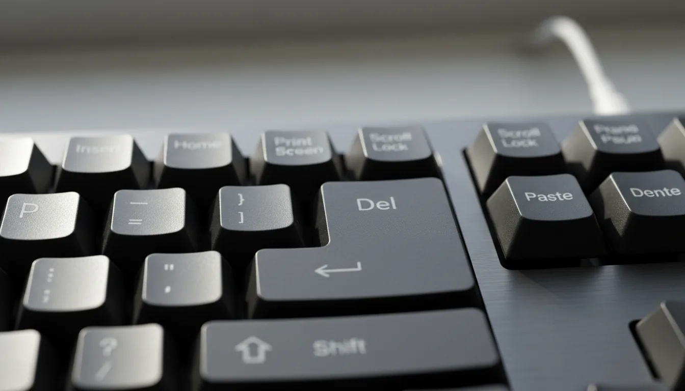 découvrez où se trouve la touche del sur votre clavier et explorez ses différentes fonctions essentielles pour la suppression de texte et la gestion des fichiers.