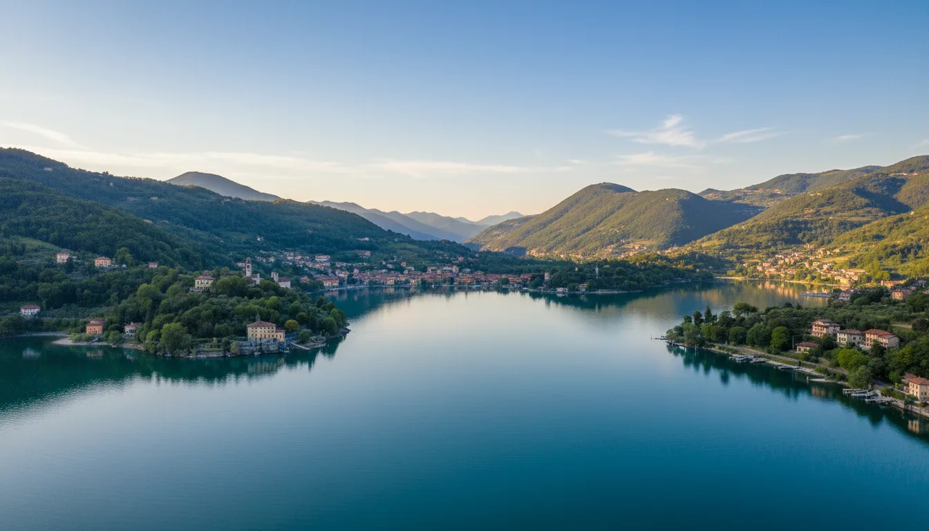 explorez le lac iseo, un magnifique lac italien en lombardie, connu pour ses paysages pittoresques et sa tranquillité.
